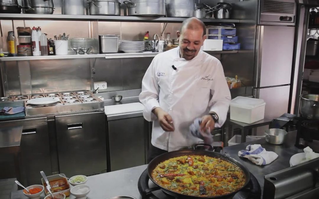 Paella valenciana receta auténtica. | Restaurantes en Gandia | Chef Amadeo