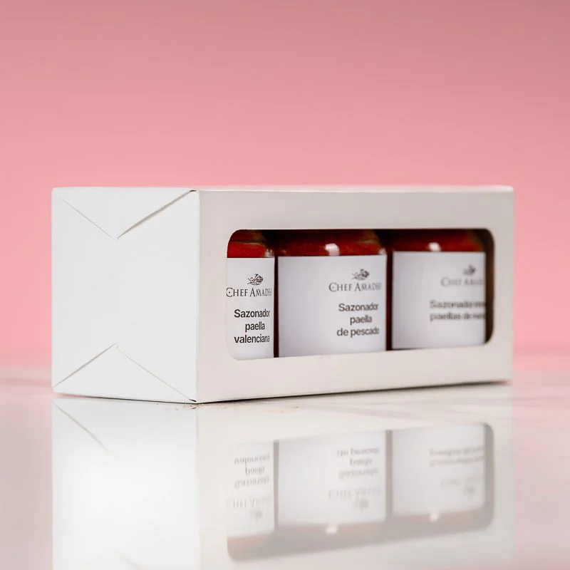 Estuche 3 sazonadores paellas