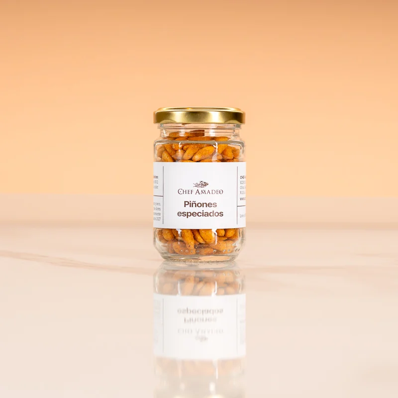 Piñones especiados