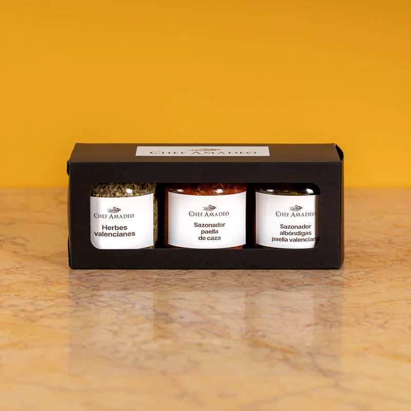 Sazonadores herbes valencianes caza y albóndigas